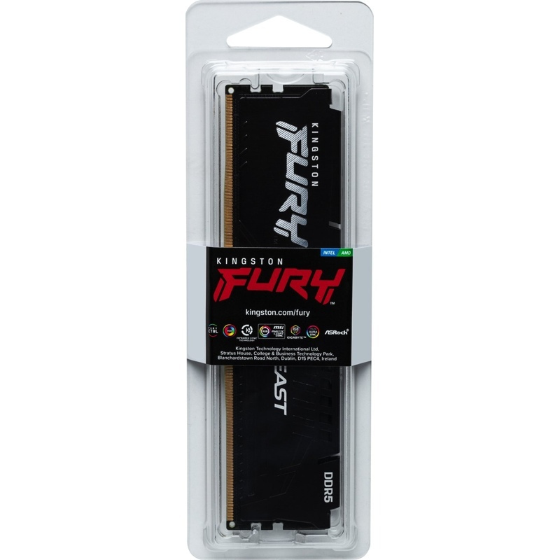 Kingston Fury Beast DDR5 με Module 1x32GB και Ταχύτητα 6000 για Desktop KF560C30BBE-32 - Image 4