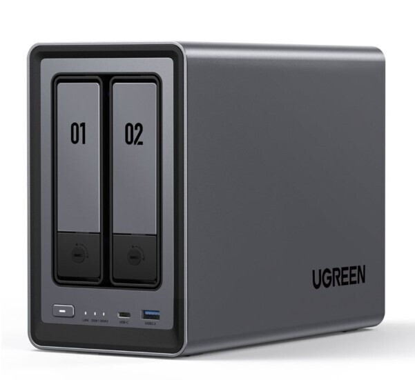 Ugreen DXP2800 NAS Tower με 2 θέσεις για HDD/SSD - Image 4