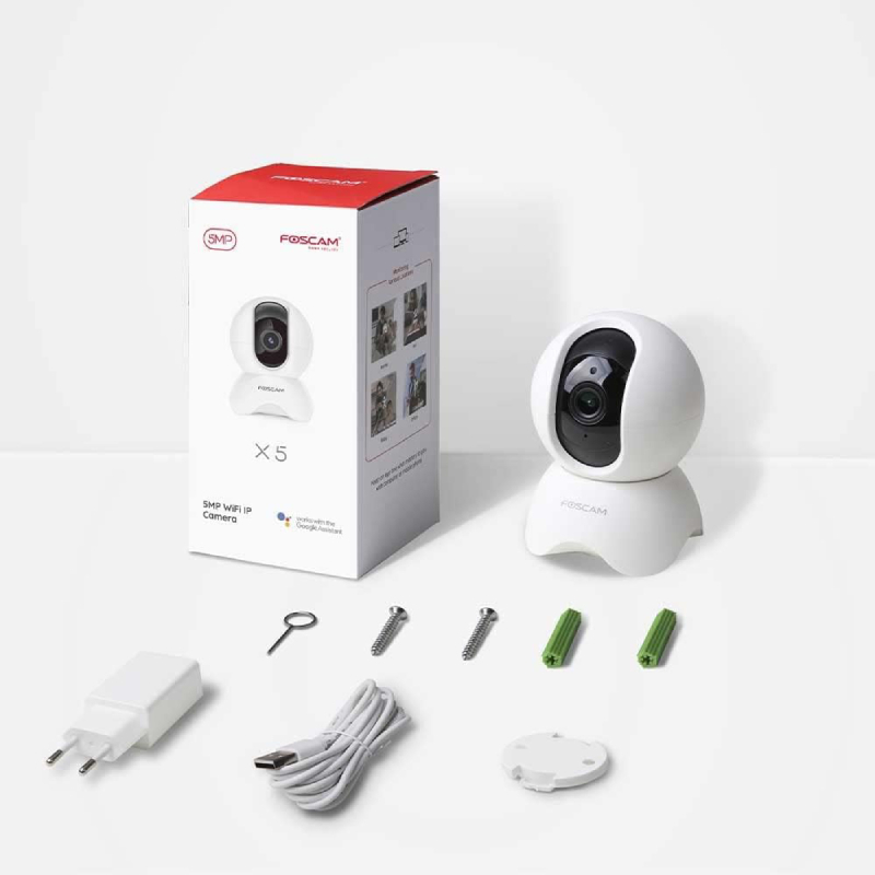 Foscam X5 IP Κάμερα Παρακολούθησης Wi-Fi Full HD+ 5MP με Αμφίδρομη Επικοινωνία και Φακό 3.6mm - Image 3