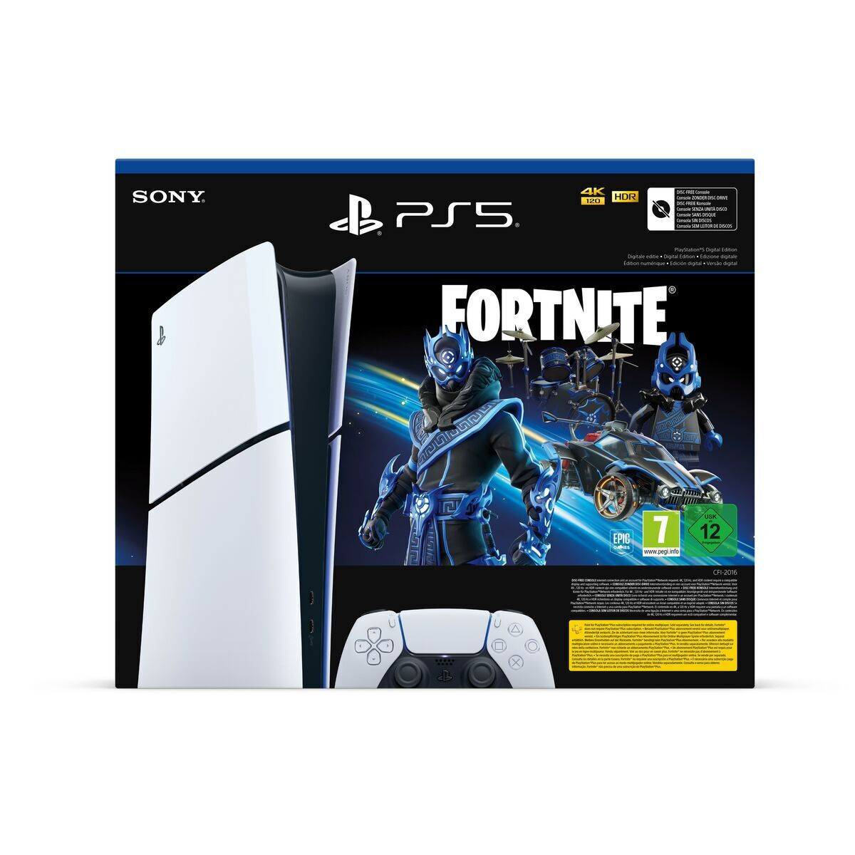 Sony PlayStation 5 Slim Digital 1TB Fortnite Cobalt Star (Official Bundle) - Image 6