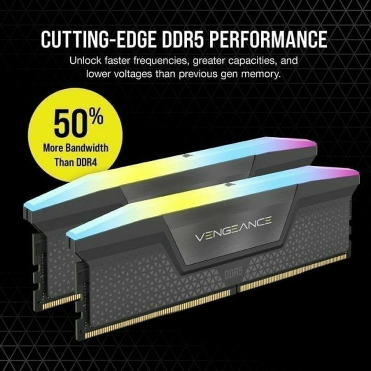 Corsair Vengeance DDR5 32GB RAM με 2x16GB Modules και Ταχύτητα 6400 για Desktop CMH32GX5M2B6400C36 - Image 6