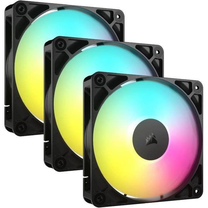 Corsair RS120 Case Fan με ARGB Φωτισμό και Σύνδεση 4-Pin PWM 3τμχ - Image 8