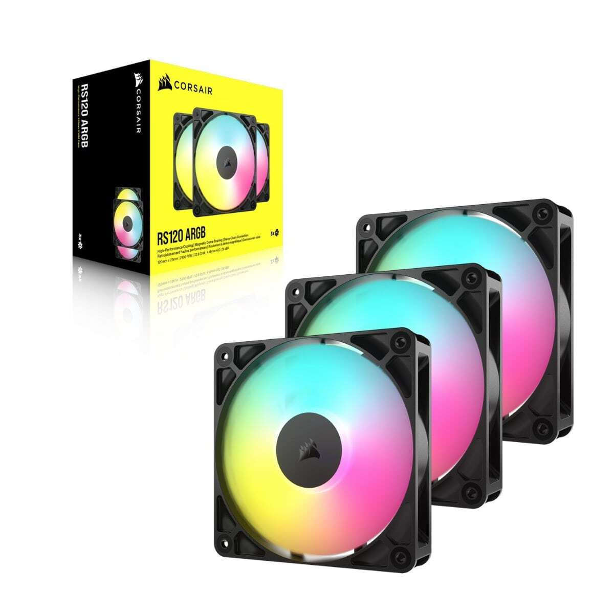 Corsair RS120 Case Fan με ARGB Φωτισμό και Σύνδεση 4-Pin PWM 3τμχ - Image 11