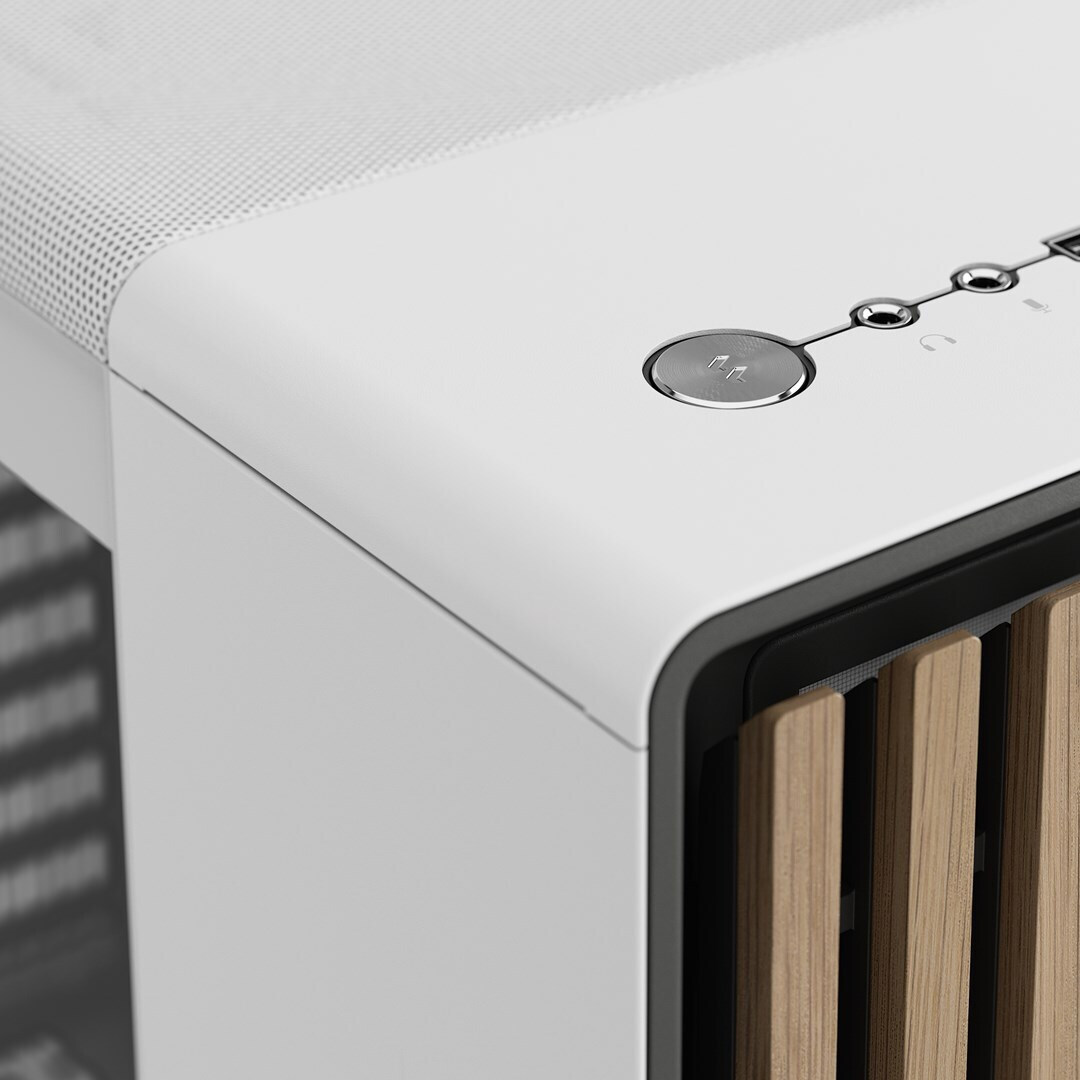 Fractal Design North Gaming Midi Tower Κουτί Υπολογιστή με Πλαϊνό Παράθυρο Chalk White TGC - Image 7