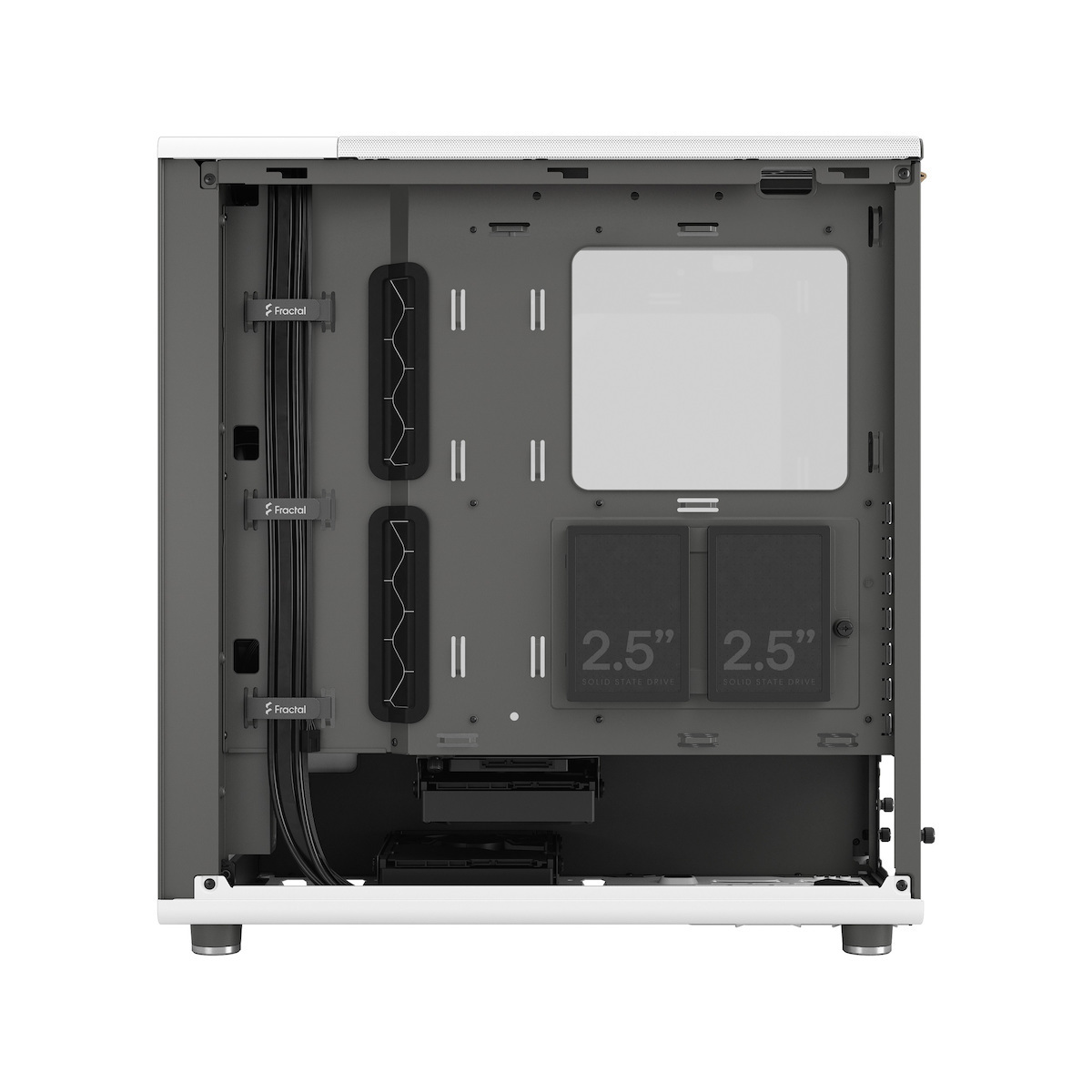 Fractal Design North Gaming Midi Tower Κουτί Υπολογιστή με Πλαϊνό Παράθυρο Chalk White TGC - Image 12