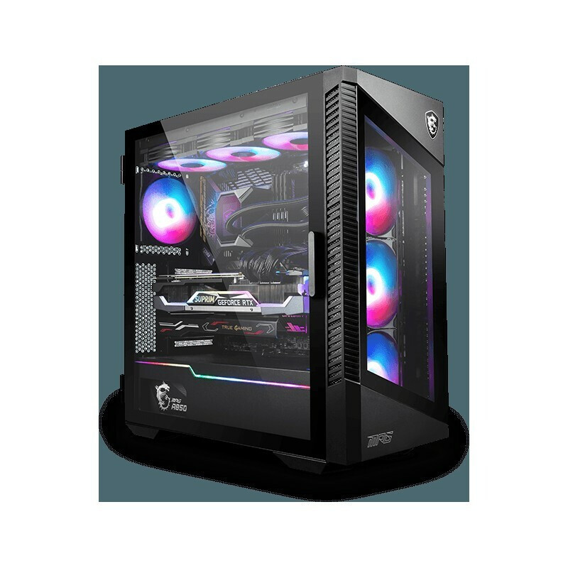 MSI MPG Velox 100R Gaming Midi Tower Κουτί Υπολογιστή με Πλαϊνό Παράθυρο Μαύρο - Image 9