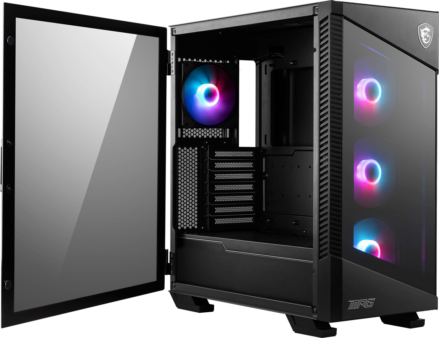 MSI MPG Velox 100R Gaming Midi Tower Κουτί Υπολογιστή με Πλαϊνό Παράθυρο Μαύρο - Image 11