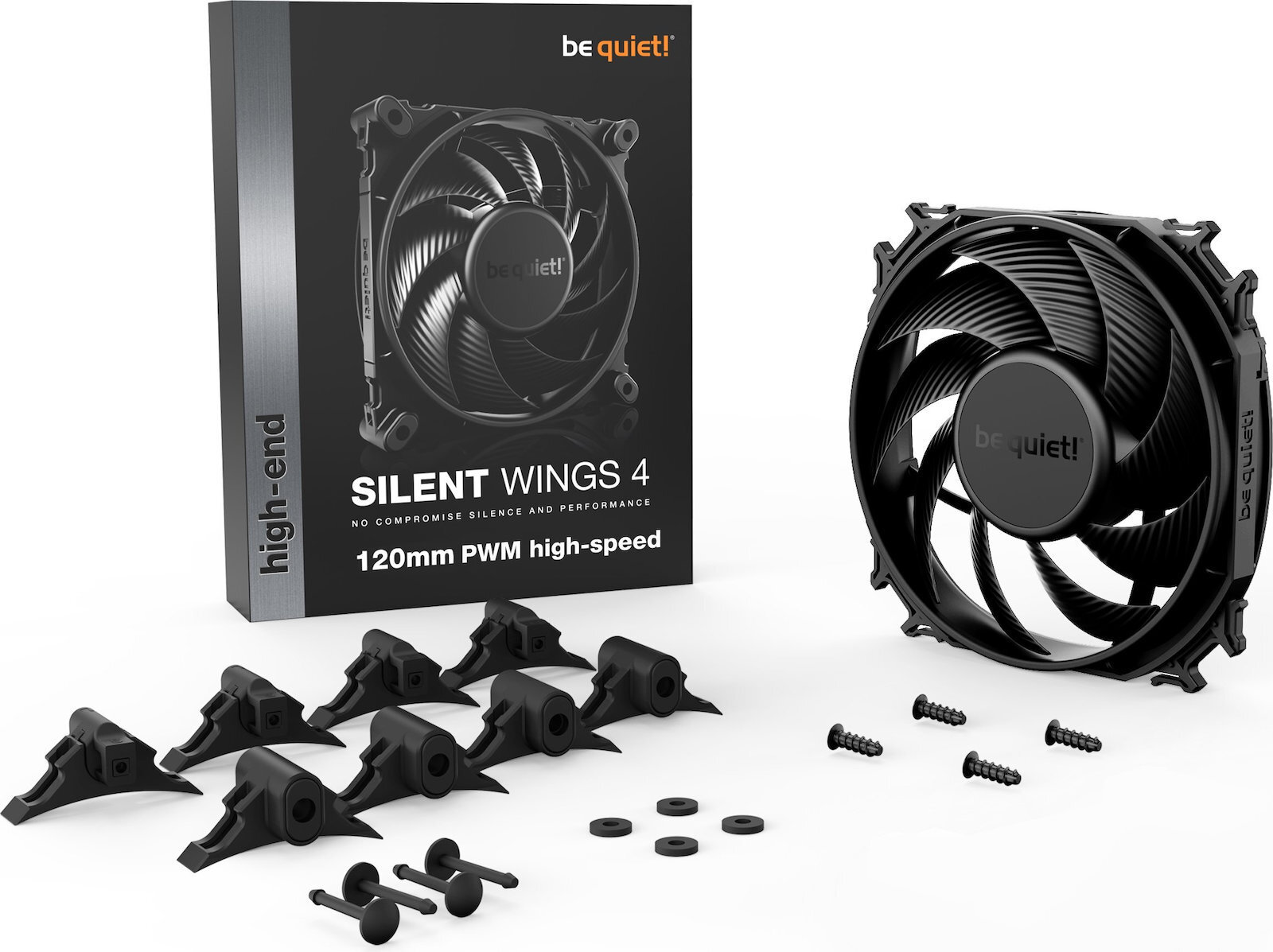 Be Quiet Silent Wings 4 High-Speed Case Fan 120mm με Σύνδεση 4-Pin PWM