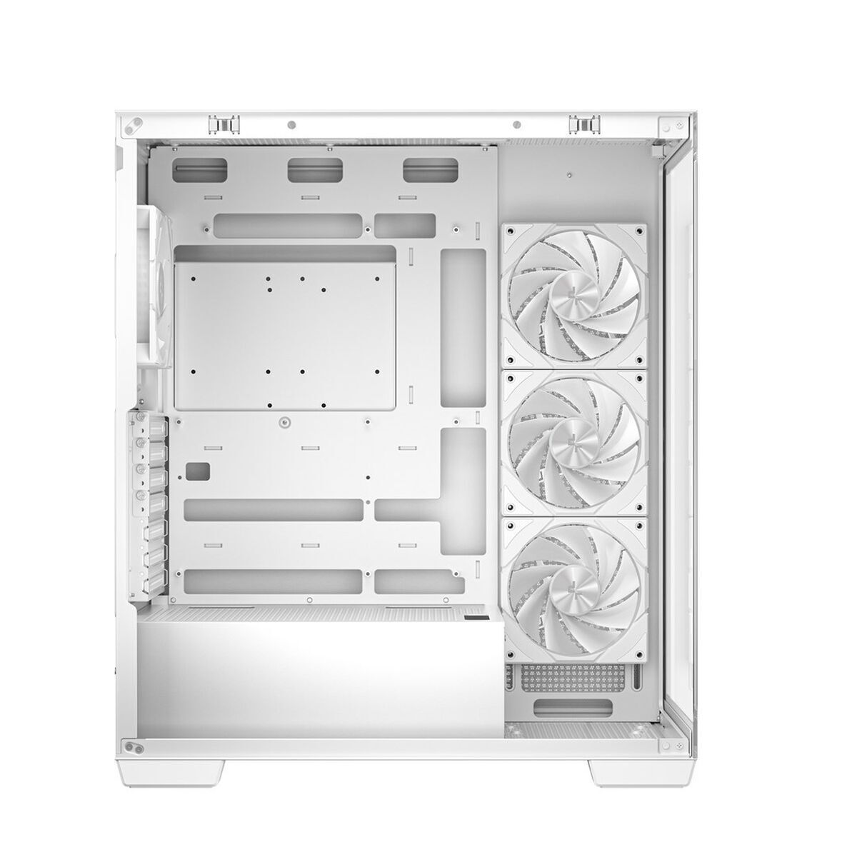 Deepcool CG580 4F Gaming Midi Tower Κουτί Υπολογιστή με Πλαϊνό Παράθυρο και ARGB Φωτισμό Λευκό - Image 7