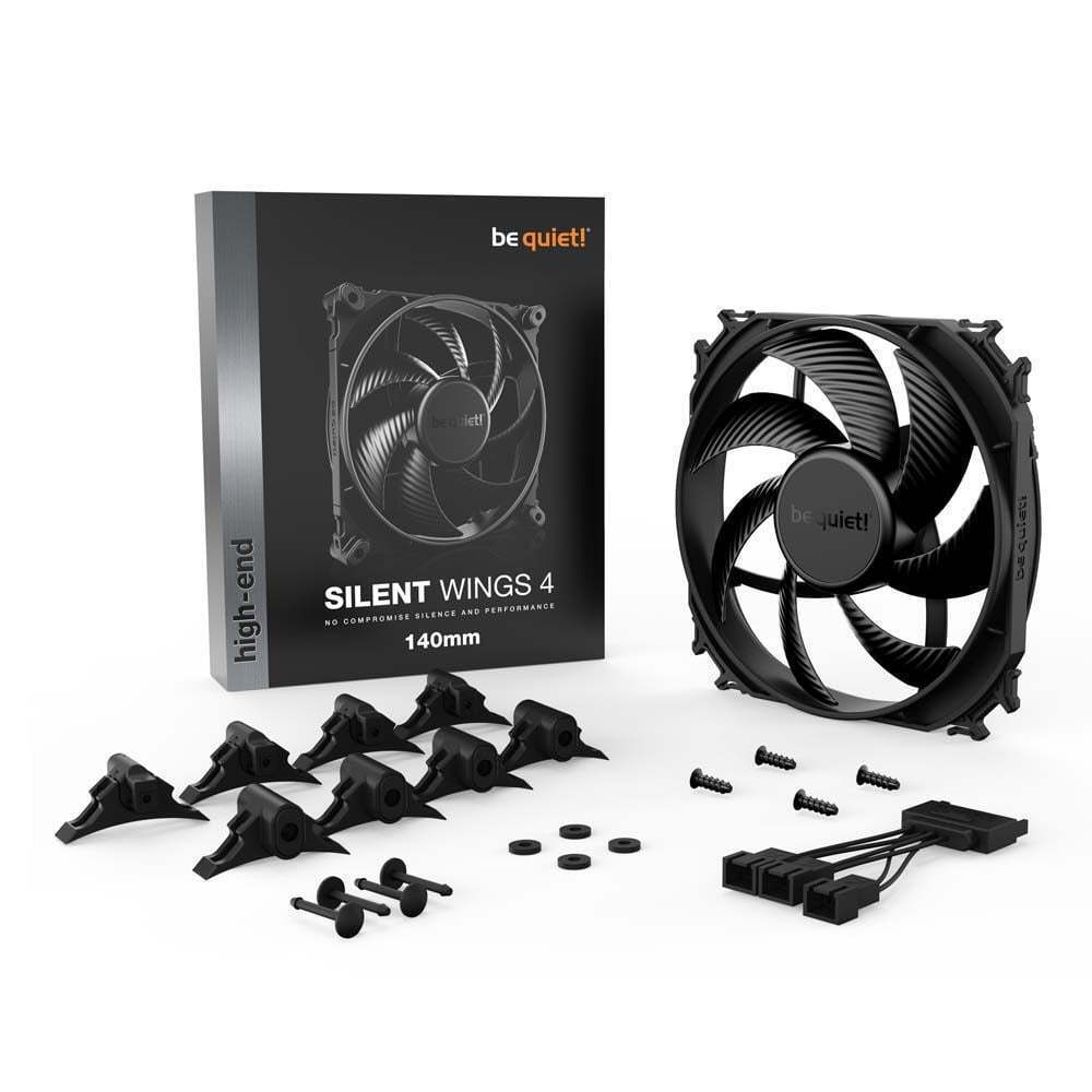Be Quiet Silent Wings 4 Case Fan 140mm με Σύνδεση 3-Pin