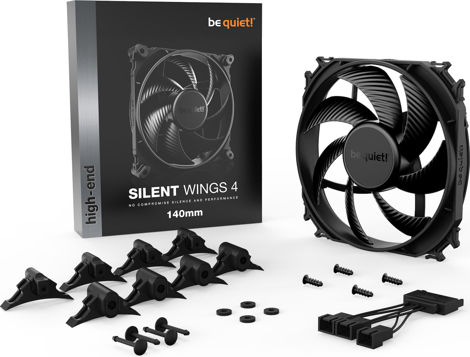 Be Quiet Silent Wings 4 Case Fan 140mm με Σύνδεση 3-Pin - Image 5
