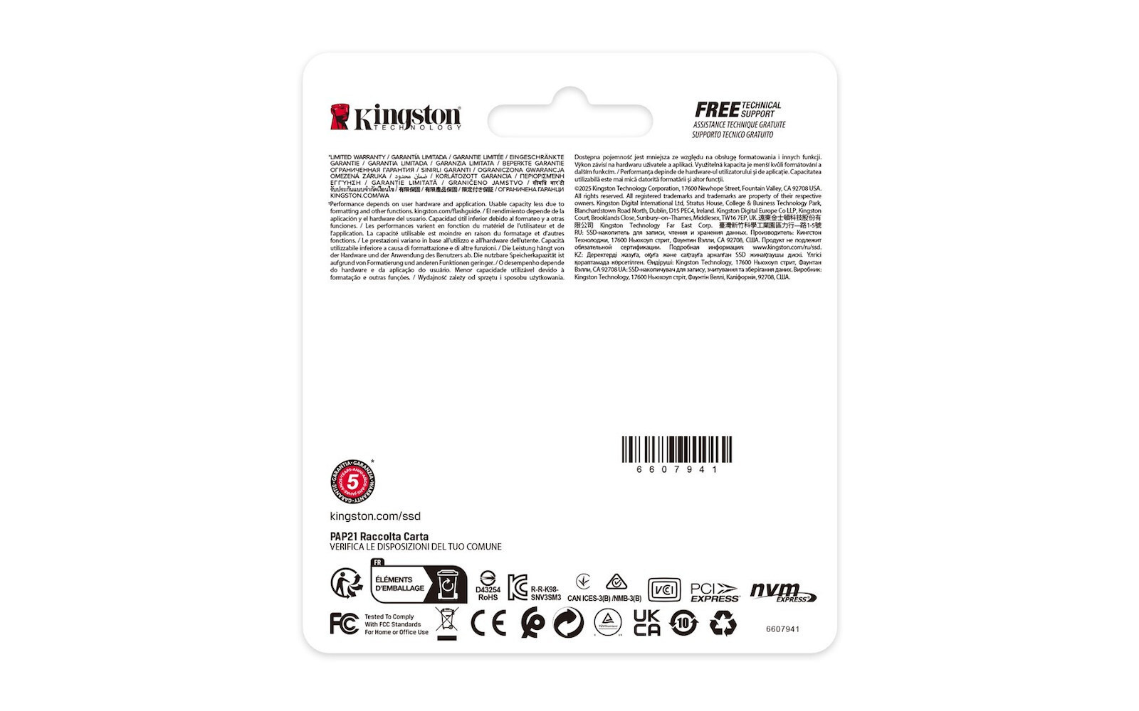 Kingston NV3 SSD 2TB M.2 NVMe PCI Express 4.0 - Image 4
