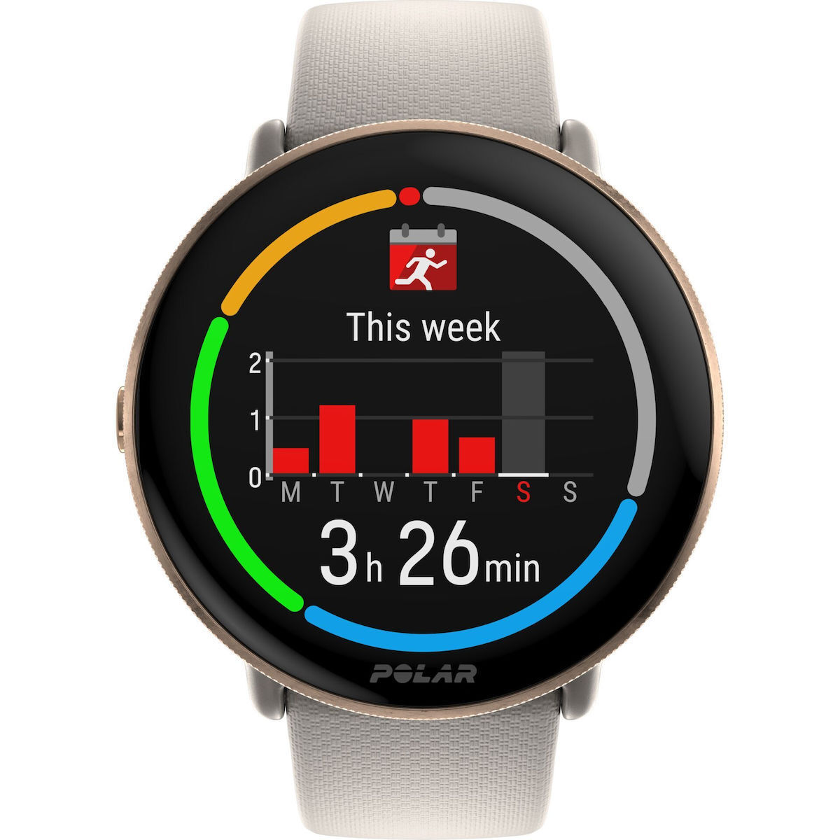 Polar Ignite 3 43mm Αδιάβροχο Smartwatch με Παλμογράφο (Greige Sand) - Image 5