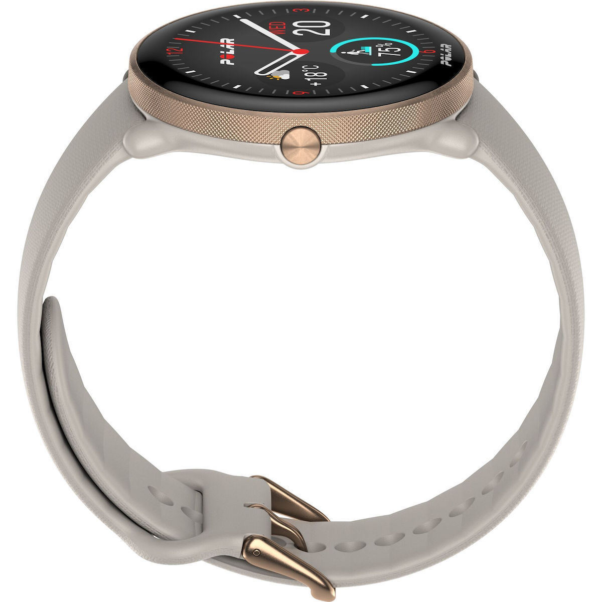 Polar Ignite 3 43mm Αδιάβροχο Smartwatch με Παλμογράφο (Greige Sand) - Image 8