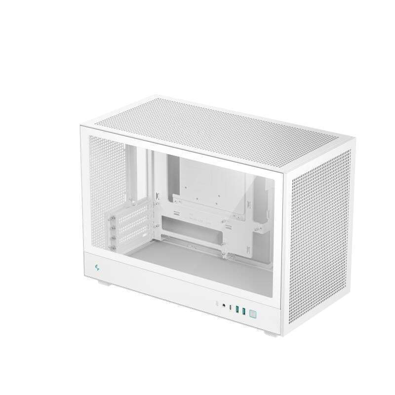 Deepcool CH260 Gaming Micro Tower Κουτί Υπολογιστή με Πλαϊνό Παράθυρο Λευκό