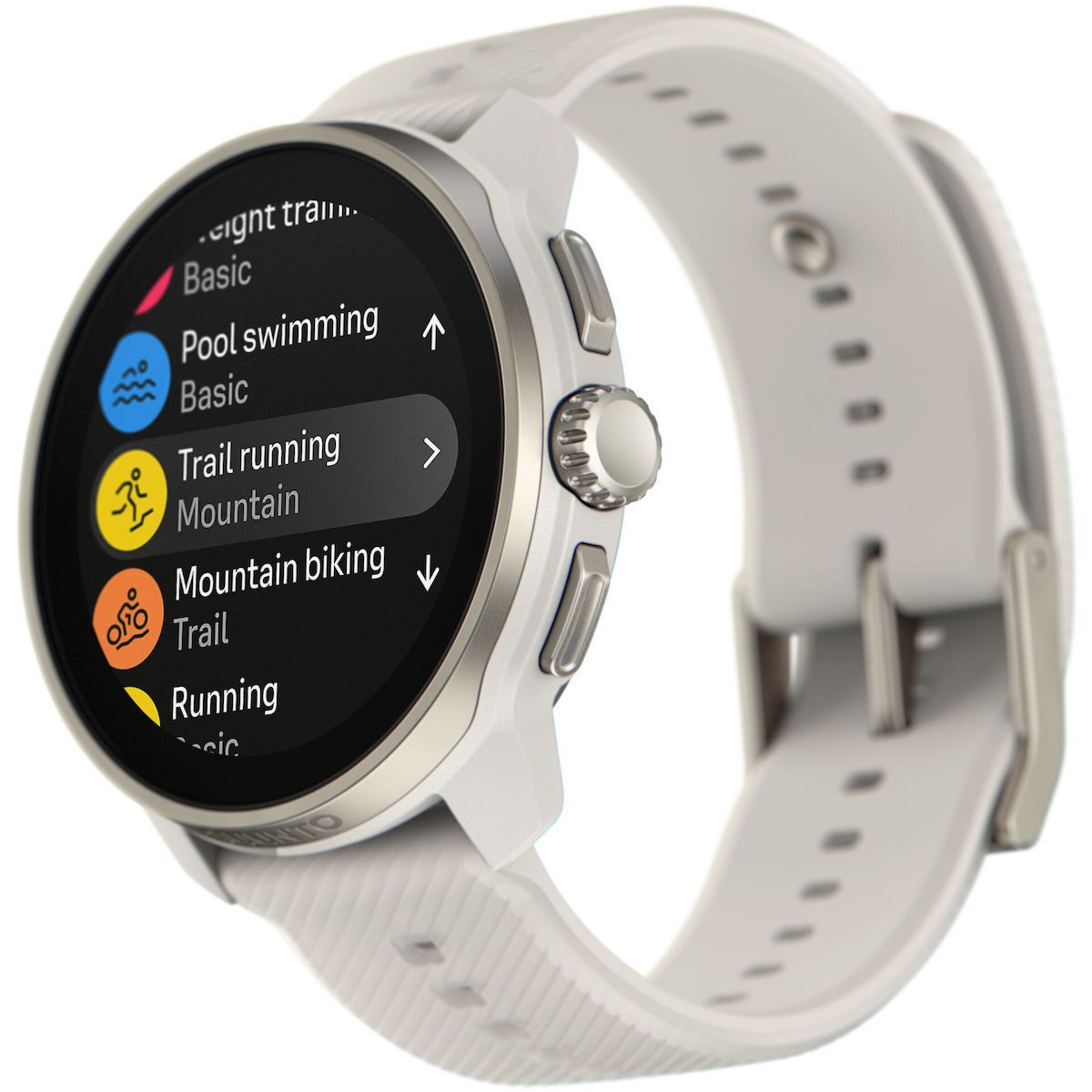 Suunto Race S Stainless Steel 45mm Αδιάβροχο Smartwatch με Παλμογράφο (Powder Gray) - Image 5