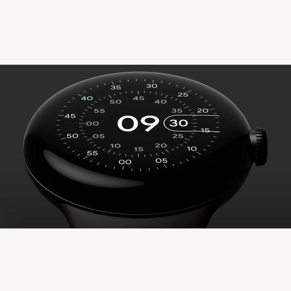 Google Pixel Watch Stainless Steel 41mm με Παλμογράφο (Matte Black case/Obsidian Active band) - Image 7