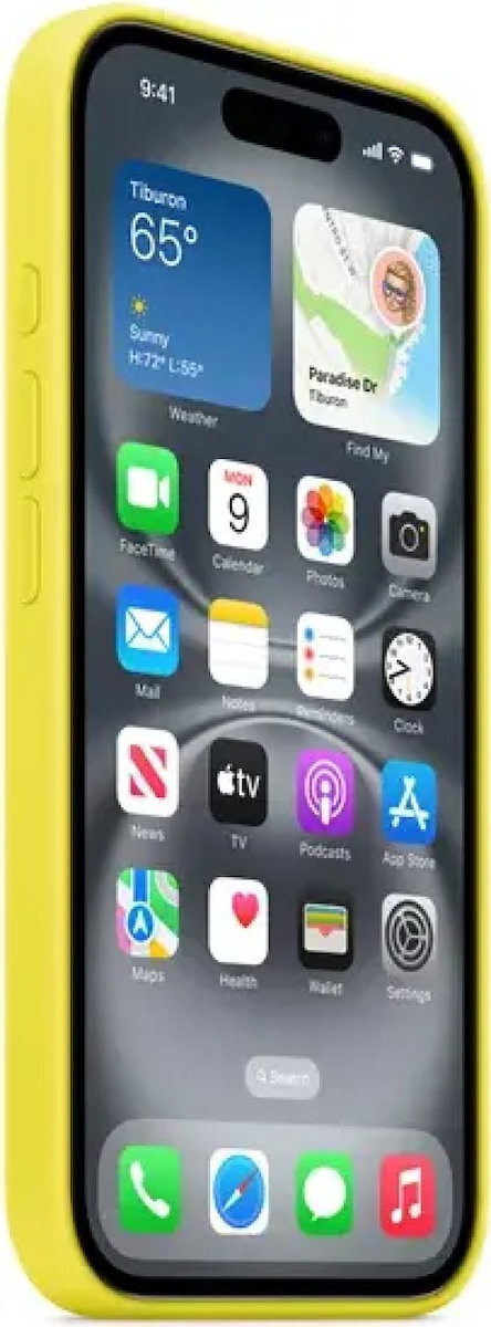 Apple Silicone Case With Magsafe Back Cover Σιλικόνης Star Fruit (iPhone 16) MYY73ZM/A - Image 3