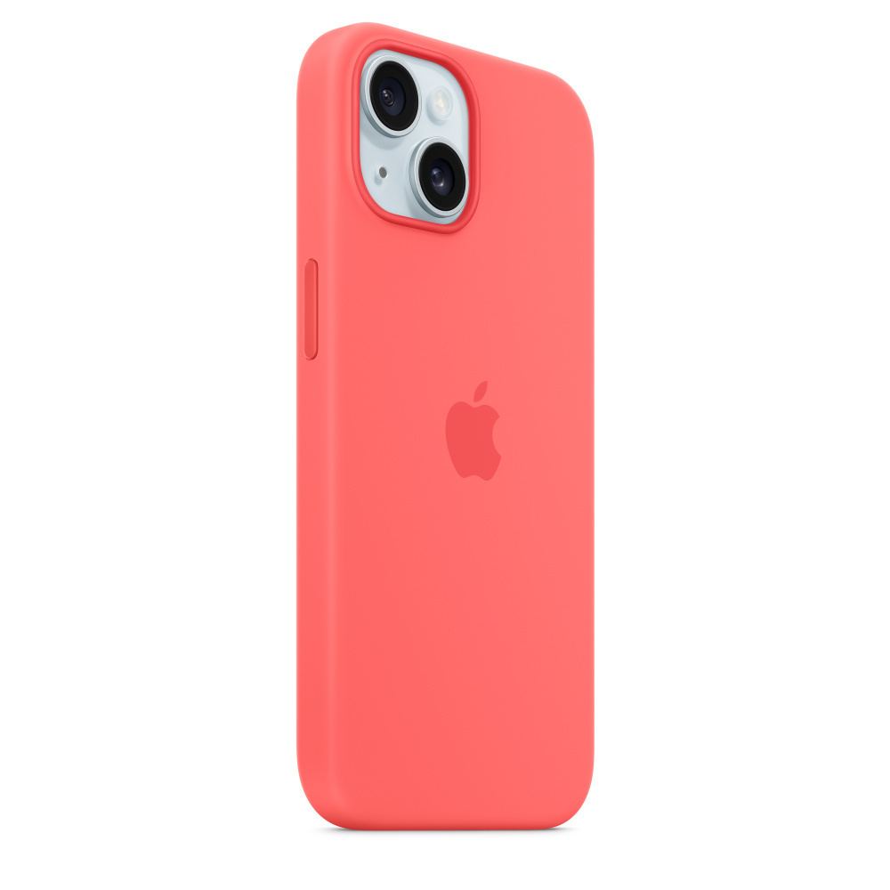 Apple Silicone Case with MagSafe Back Cover Σιλικόνης Guava (iPhone 15) MT0V3ZM/A - Image 3