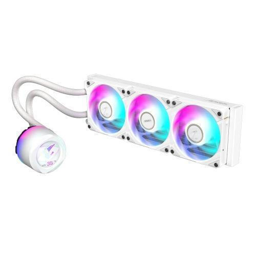Gigabyte AORUS Waterforce II 360 Υδρόψυξη Επεξεργαστή Τριπλού Ανεμιστήρα 120mm για Socket AM4/AM5/1700/1200 με ARGB Φωτισμό Λευκή - Image 6