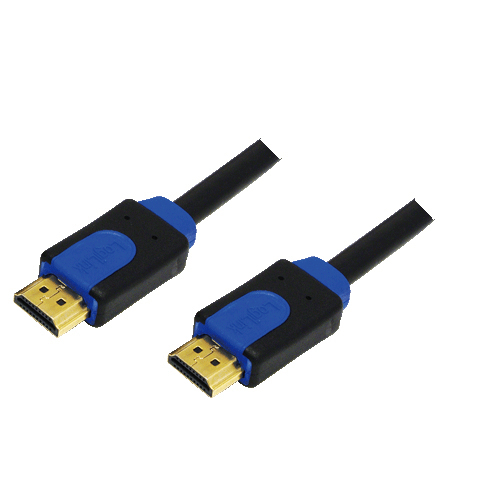 LogiLink HDMI 1.4 Cable HDMI male - HDMI male 5m Μπλε CHB1105 - Image 2
