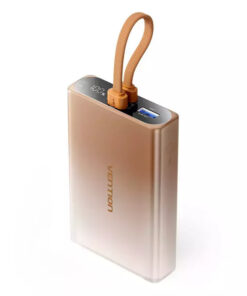 Vention Power Bank 10000mAh 22.5W με Θύρα USB-A και Θύρα USB-C Χρυσό