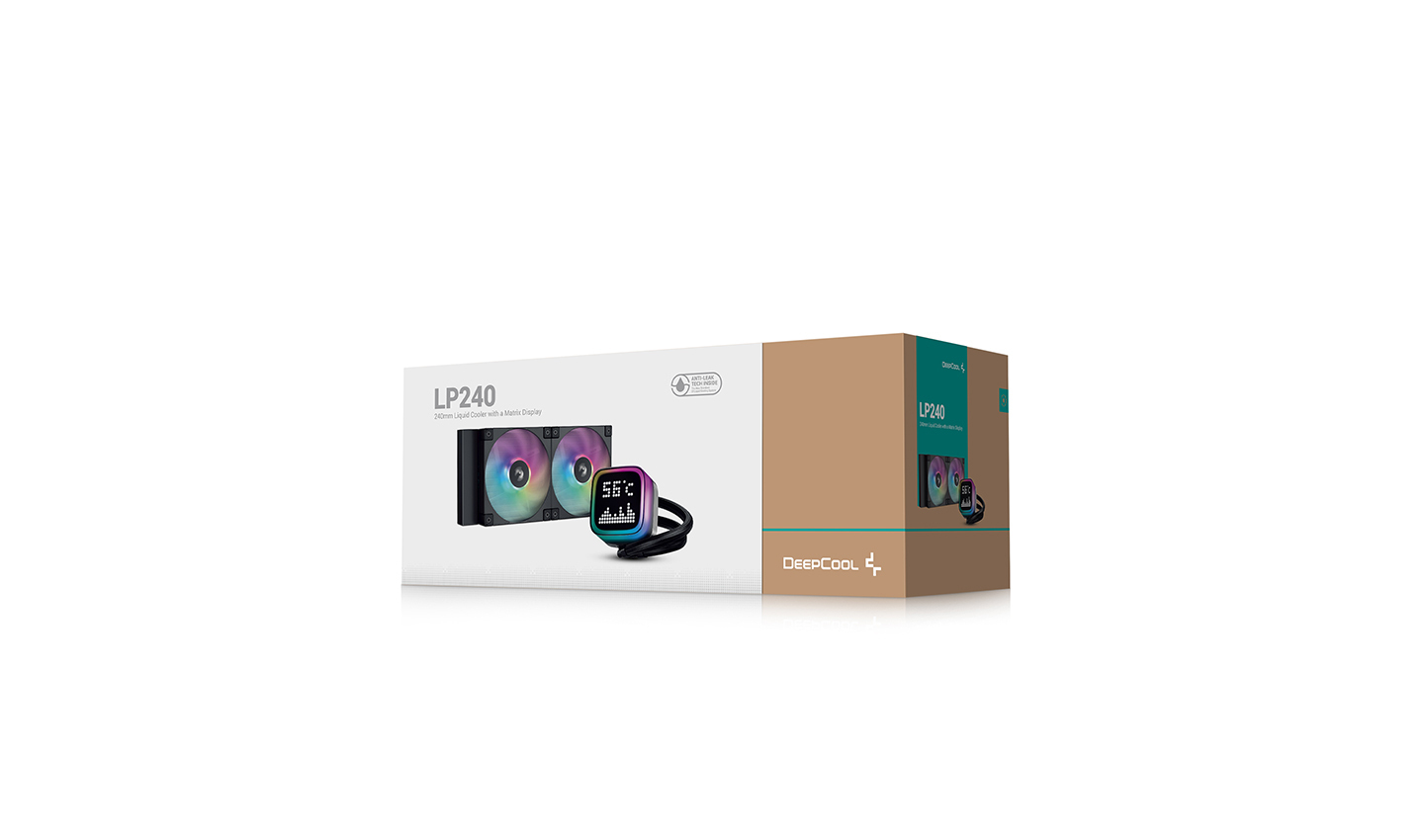 Deepcool LP240 Υδρόψυξη Επεξεργαστή Διπλού Ανεμιστήρα 120mm για Socket AM4/AM5/1700/1200/115x με ARGB Φωτισμό - Image 5