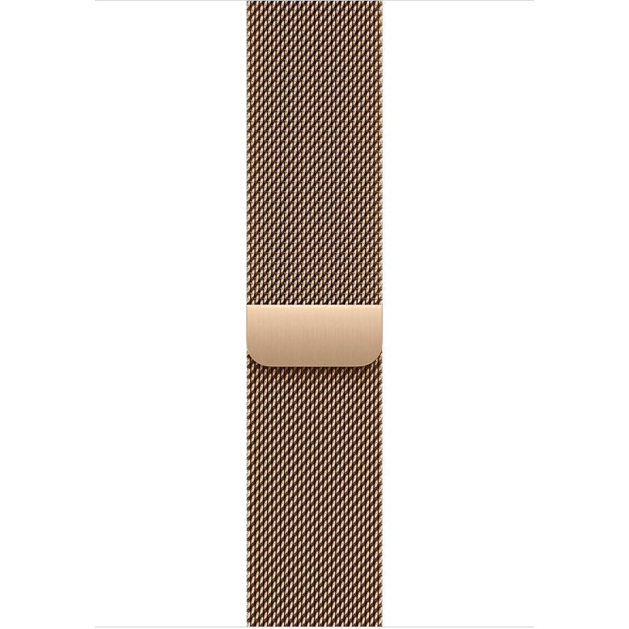 Apple Watch Series 10 Cellular Titanium 42mm Αδιάβροχο με eSIM και Παλμογράφο (Gold Titanium με Milanese Loop Gold) - Image 3