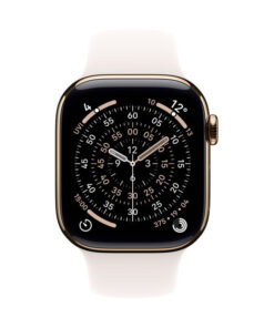 Alternative view of Apple Watch Series 11 Cellular Titanium 46mm Αδιάβροχο με eSIM και Παλμογράφο (Gold Titanium Case with Light Blush Sport Band - M/L)
