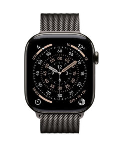 Alternative view of Apple Watch Series 11 Cellular Titanium 46mm Αδιάβροχο με eSIM και Παλμογράφο (Slate Titanium Case with Slate Milanese Loop - M/L)