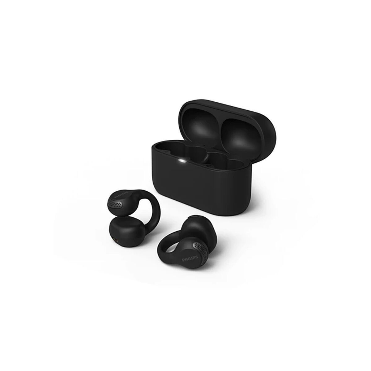 Philips TAQ2000 Open Ear Bluetooth Handsfree Ακουστικά με Αντοχή στον Ιδρώτα και Θήκη Φόρτισης Μαύρα - Image 2