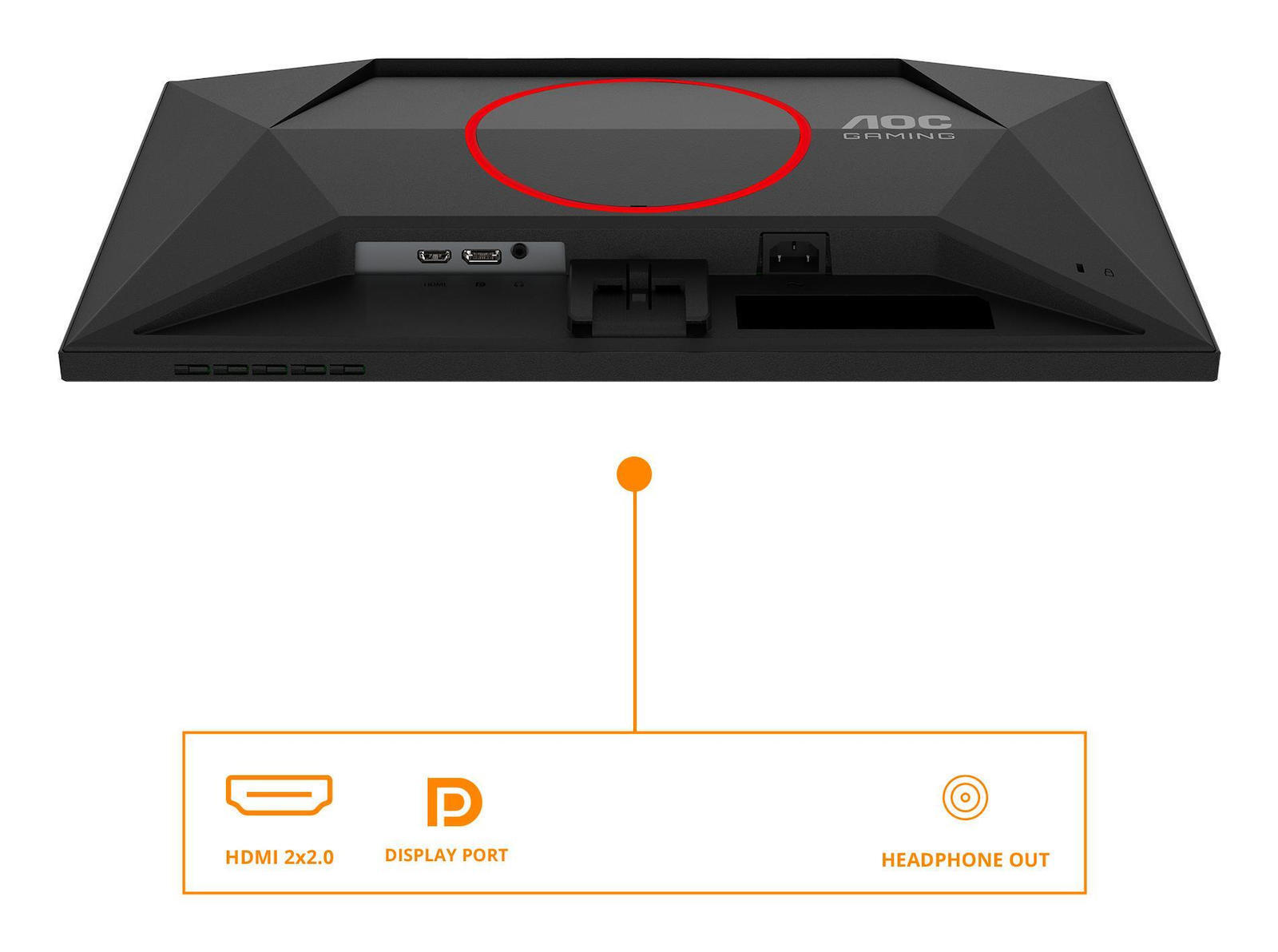 AOC 24G4HRE IPS HDR Gaming Monitor 23.8" FHD 1920x1080 200Hz με Χρόνο Απόκρισης 1ms GTG - Image 3