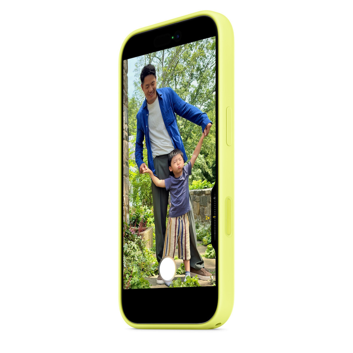 Apple Silicone Case with MagSafe Back Cover Σιλικόνης Neon Yellow (iPhone 17) MGEV4ZM/A - Image 3