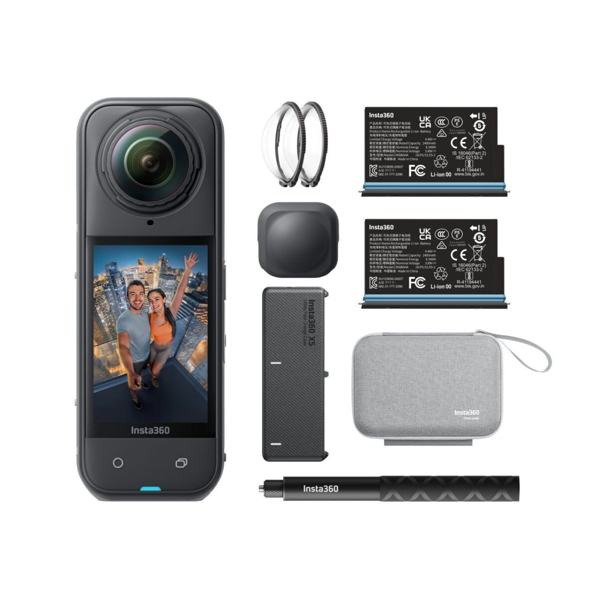 Insta360 X5 Action Camera 8K Satin White Limited Edition με Οθόνη και Wi-Fi Λευκή - Image 10