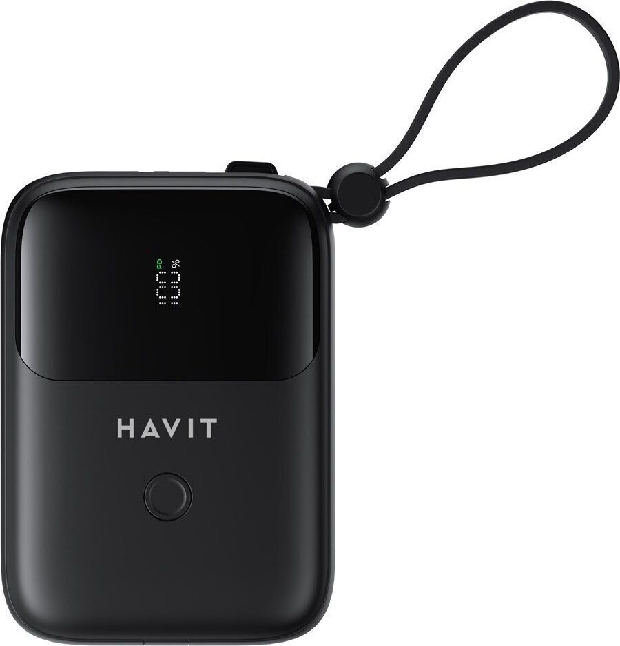 Havit PB5215 Power Bank 10000mAh 20W με Θύρα USB-C Μαύρο - Image 2