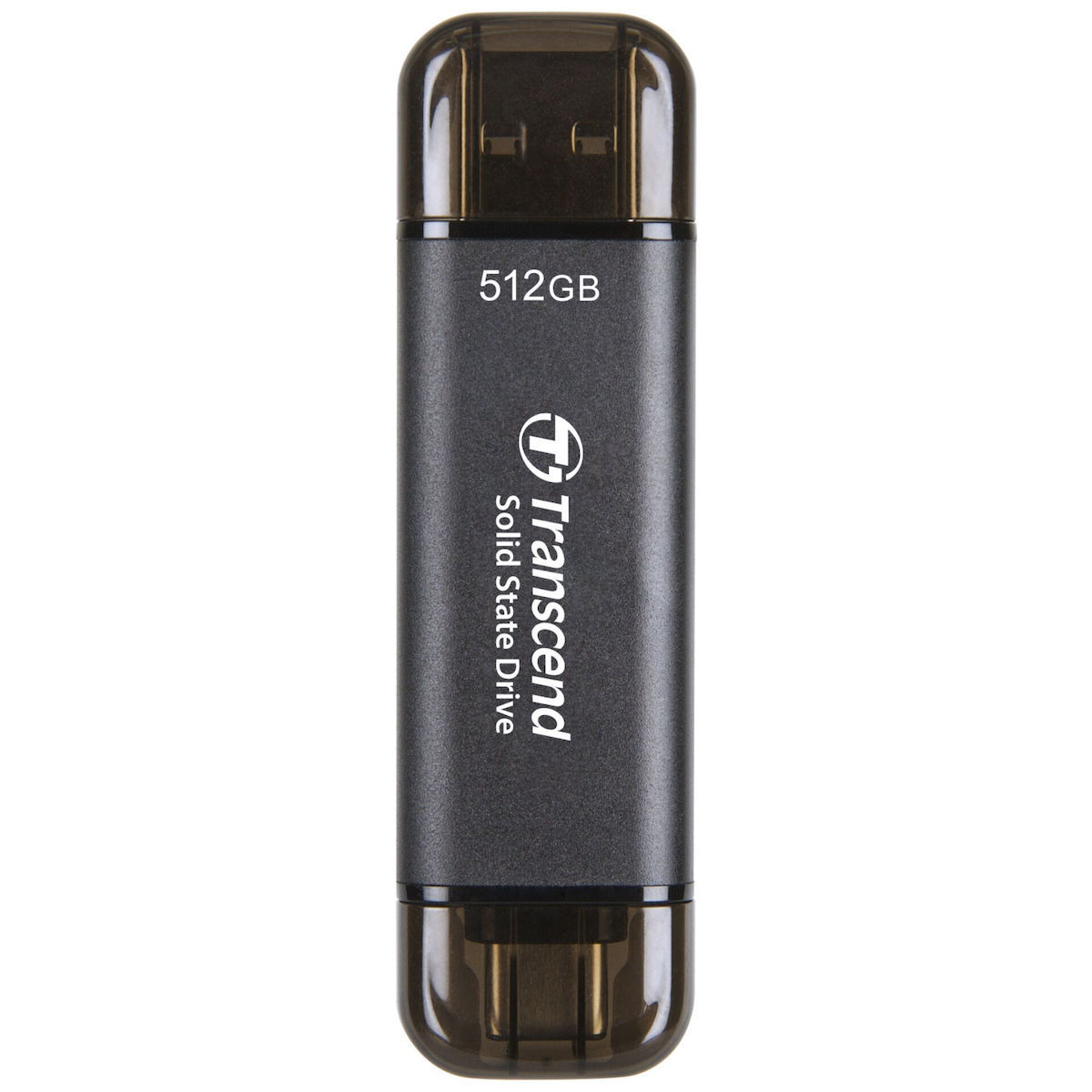 Transcend ESD310C 512GB USB 3.2 SSD Stick με σύνδεση USB-C & USB-A Μαύρο - Image 3