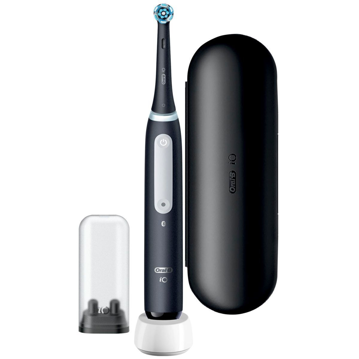 Oral-B iO Series 4 Ηλεκτρική Οδοντόβουρτσα με Χρονομετρητή, Αισθητήρα Πίεσης και Θήκη Ταξιδίου Matt Black - Image 6