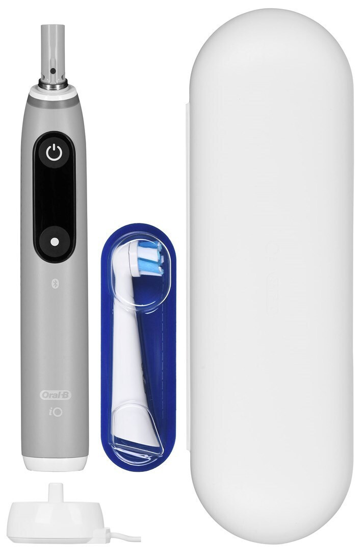Oral-B iO Series 6 Ηλεκτρική Οδοντόβουρτσα με Αισθητήρα Πίεσης και Θήκη Ταξιδίου Grey Opal - Image 5