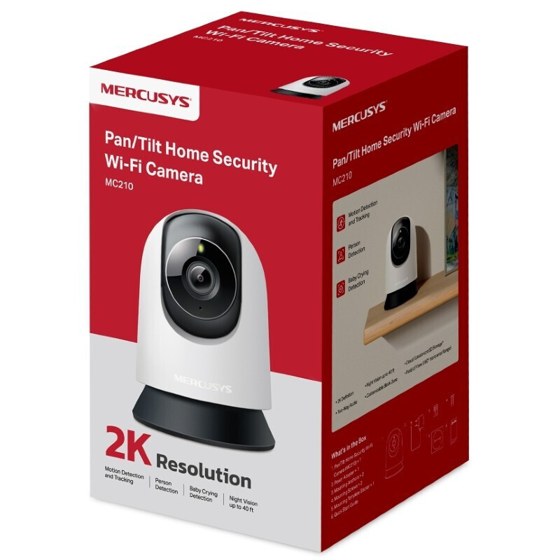Mercusys MC210 IP Κάμερα Παρακολούθησης Wi-Fi Full HD+ 4MP με Αμφίδρομη Επικοινωνία - Image 4