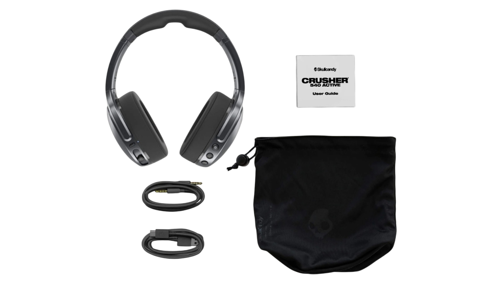 Skullcandy Crusher 540 Active Ασύρματα Bluetooth Over Ear Ακουστικά Μαύρα - Image 2