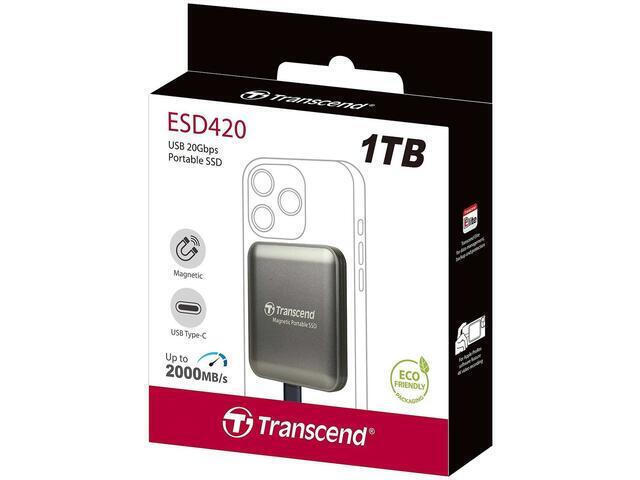 Transcend ESD420 USB-C Εξωτερικός SSD 1TB 2.5" Iron Gray - Image 4