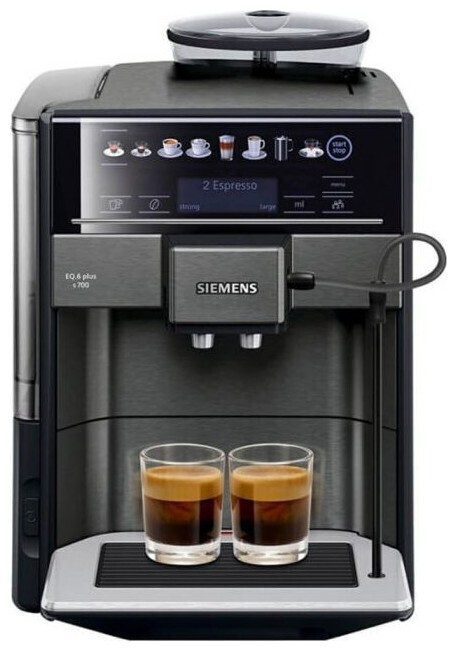 Siemens Eq.6 Plus S100 Αυτόματη Μηχανή Espresso 1500W Πίεσης 15bar με Μύλο Άλεσης Μαύρη