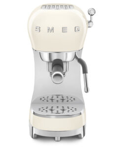 Smeg Μηχανή Espresso 1350W Πίεσης 15bar Cream ECF02CRUK