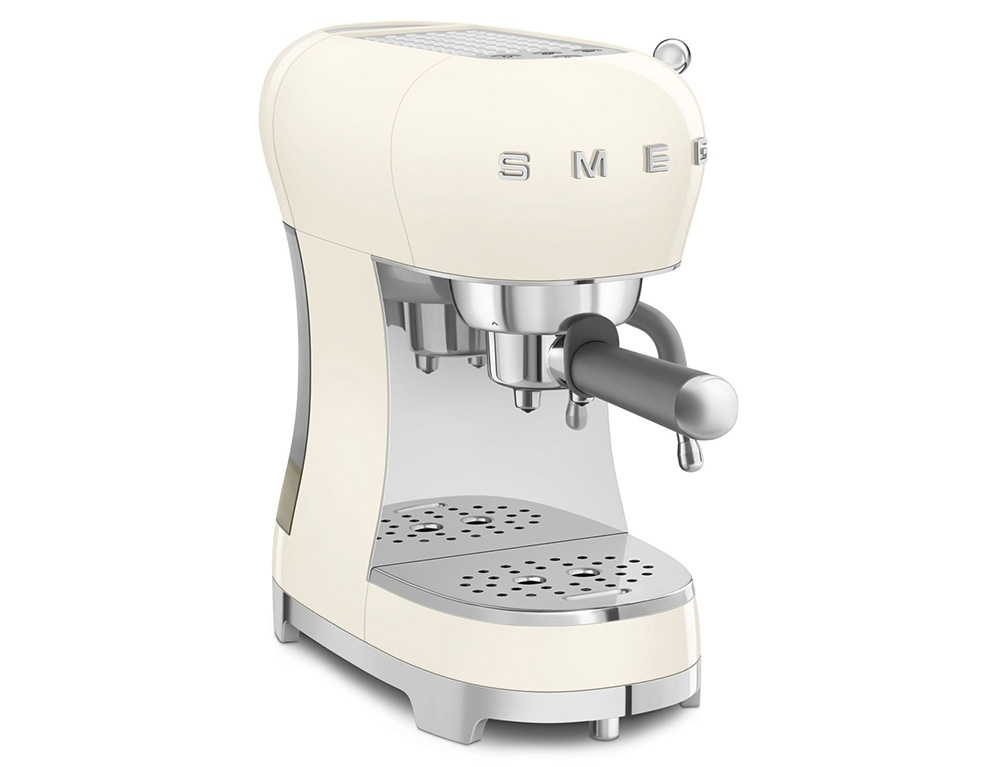 Smeg Μηχανή Espresso 1350W Πίεσης 15bar Cream ECF02CRUK - Image 2