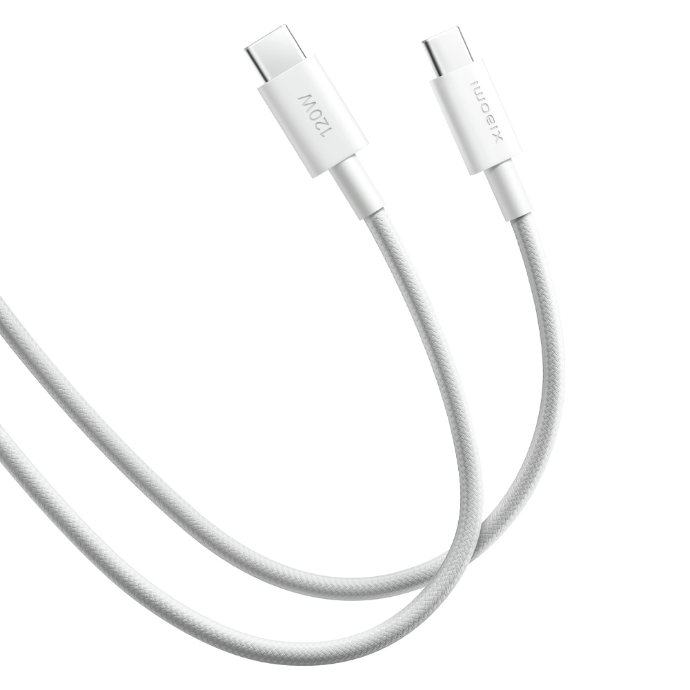 Xiaomi Braided USB 2.0 Cable USB-C male - USB-C 120W Λευκό 2m BHR087AGL - Image 2