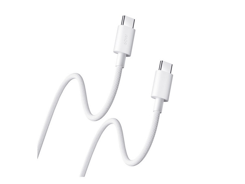 Xiaomi Braided USB 2.0 Cable USB-C male - USB-C 60W Λευκό 1m BHR0878GL - Image 4