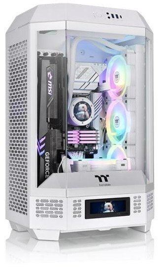 Thermaltake View 600 TG Gaming Full Tower Κουτί Υπολογιστή με Πλαϊνό Παράθυρο Snow White - Image 4
