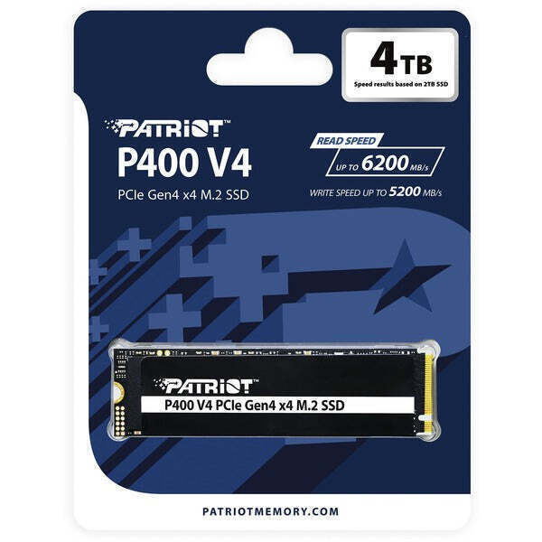 Patriot P400 V4 SSD 4TB M.2 NVMe PCI Express 4.0 P400VP4TBM28H - Image 3
