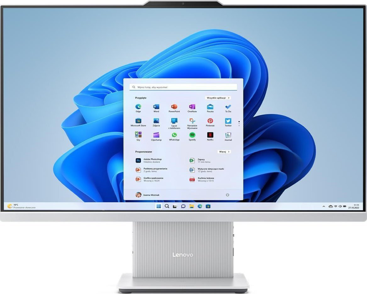 Lenovo IdeaCentre AIO 27IRH9 27" (i5-13420H/16GB/512GB SSD/FHD/W11 Home) Cloud Grey US - Image 3