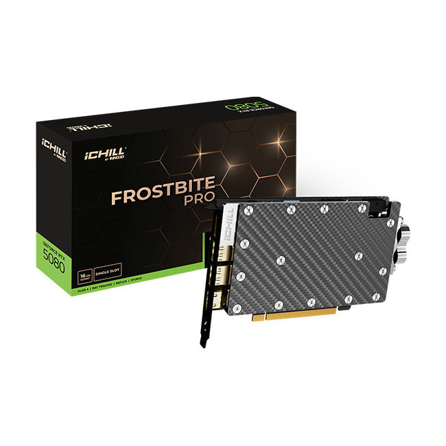 Inno 3D GeForce RTX 5080 16GB GDDR7 iChill Frostbite Κάρτα Γραφικών C50803-16D7X-1760FBP - Image 2